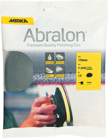 Mirka abralon schuurschijven 150mm *kleinverpakking* - p4000