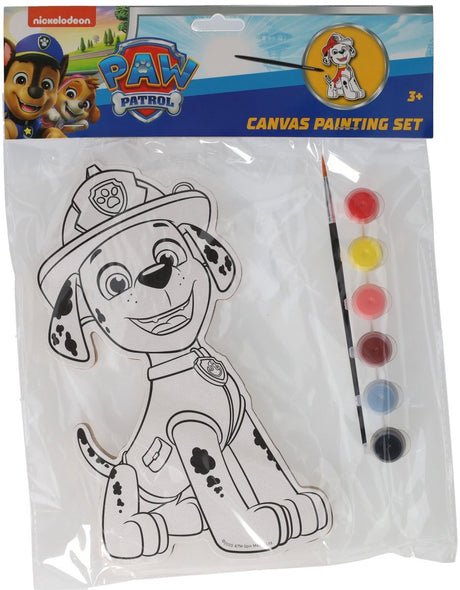 Wins Holland Leinwandgemälde Paw Patrol – Marshall – inklusive Pinsel und 6 Farben