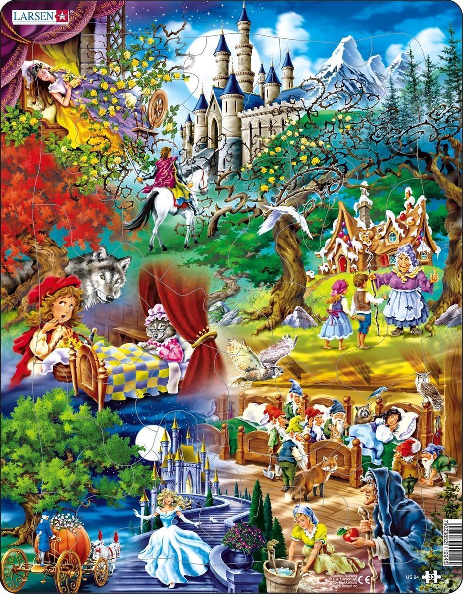 Selecta Larsen Puzzle Grimms Märchen, 33 Teile.