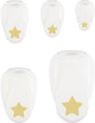 Vaessen creative pons set - figuurpons ster - 5 st. - ø 9,5 mm tot 5 cm