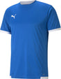 Puma teamliga jersey heren sportshirt - electric blue lemonade- white xl