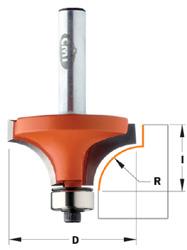 Cmt-Rundfräser hw s=12 d=50,8 r=19