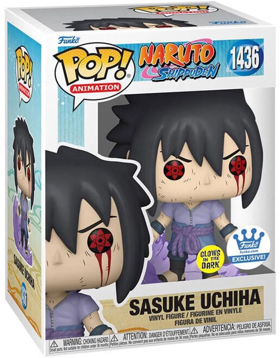 Funko-Pop! Animation: Naruto – Sasuke Ichiha Amaterasu #1436 Gitd Sonderausgabe