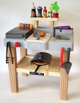 Ecoiffier Sommerküche mit Grill und Pizzaofen, 27-tlg.