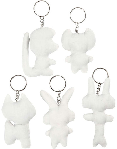 Kreativunternehmen https: www.cchobby.nl-textile-figures-with-keychain-h-6-10-cm-5-piece-1-box