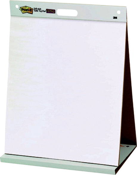 Post-it selbstklebende Flipchart-Blatt-Tischplatte – einfarbig weiß – 584 mm x 508 mm
