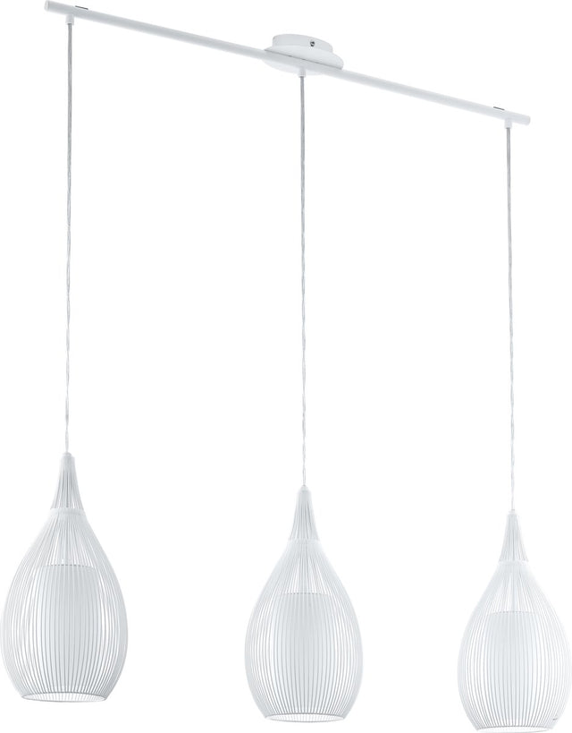 Eglo razoni - hanglamp - 3 lichts - lengte 990mm. - wit