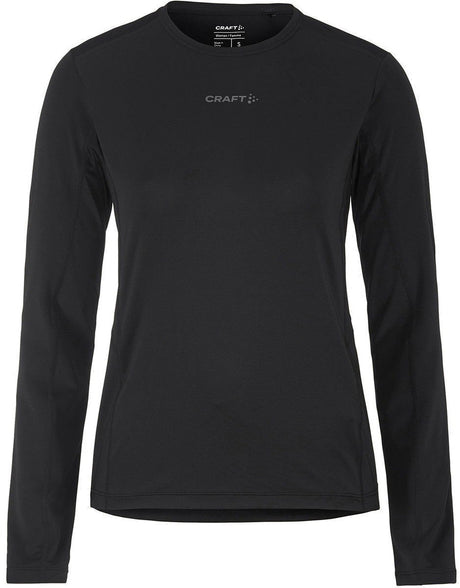 Craft Adv Essence LS Tee 2 W Damen-Sportshirt – Schwarz