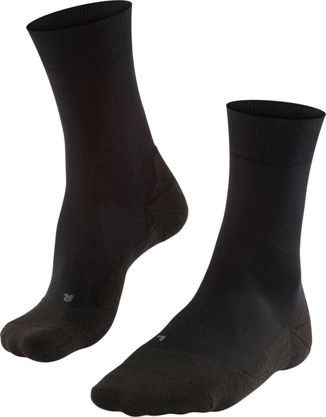 Falke go2 Anti-Blister Baumwolle Funktionsmaterial Golfsocken Herren Schwarz – Größe 39-41