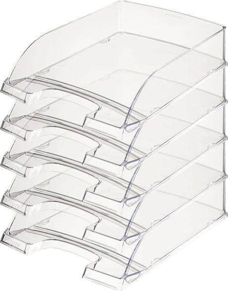 Leitz Briefablage Plus 5226 transparent 5 Stück