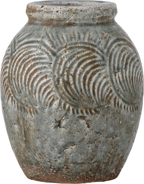 Bloomingville vaas damian groen 22cm
