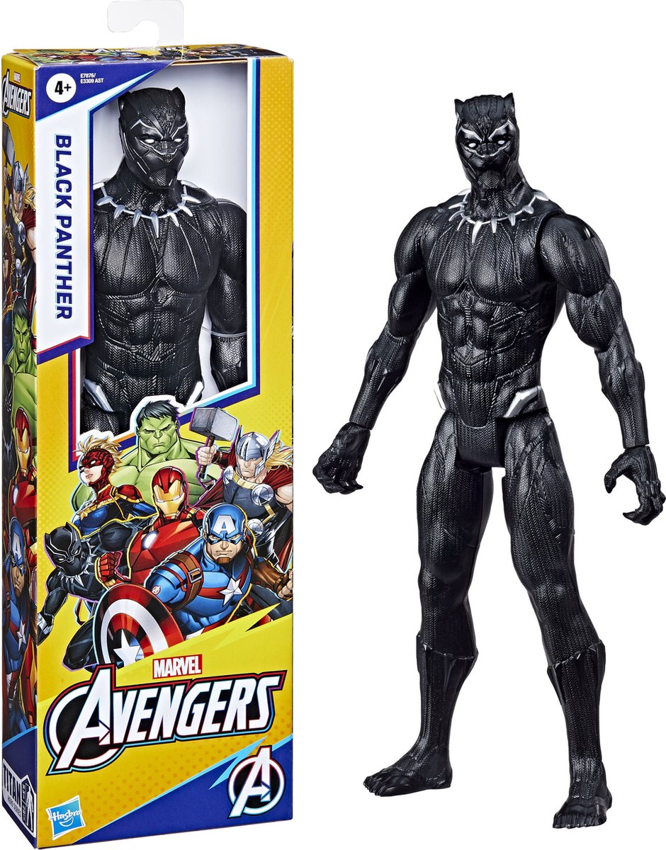 Marvel Avengers: Titanenhelden: Schwarzer Panther, 30 cm