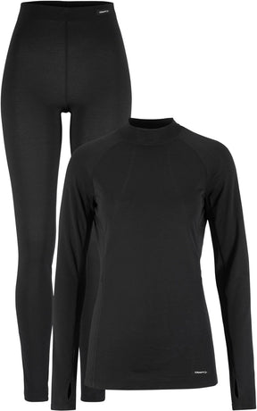 Craft thermal baselayer set 2 w black - thermoset