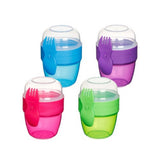 Sistema to go Snackkapsel + Gabellöffel 515 ml