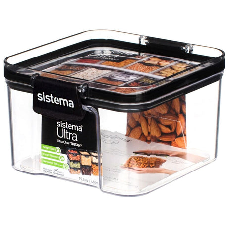 Sistema ultra quadratische Aufbewahrungsbox – 460 ml