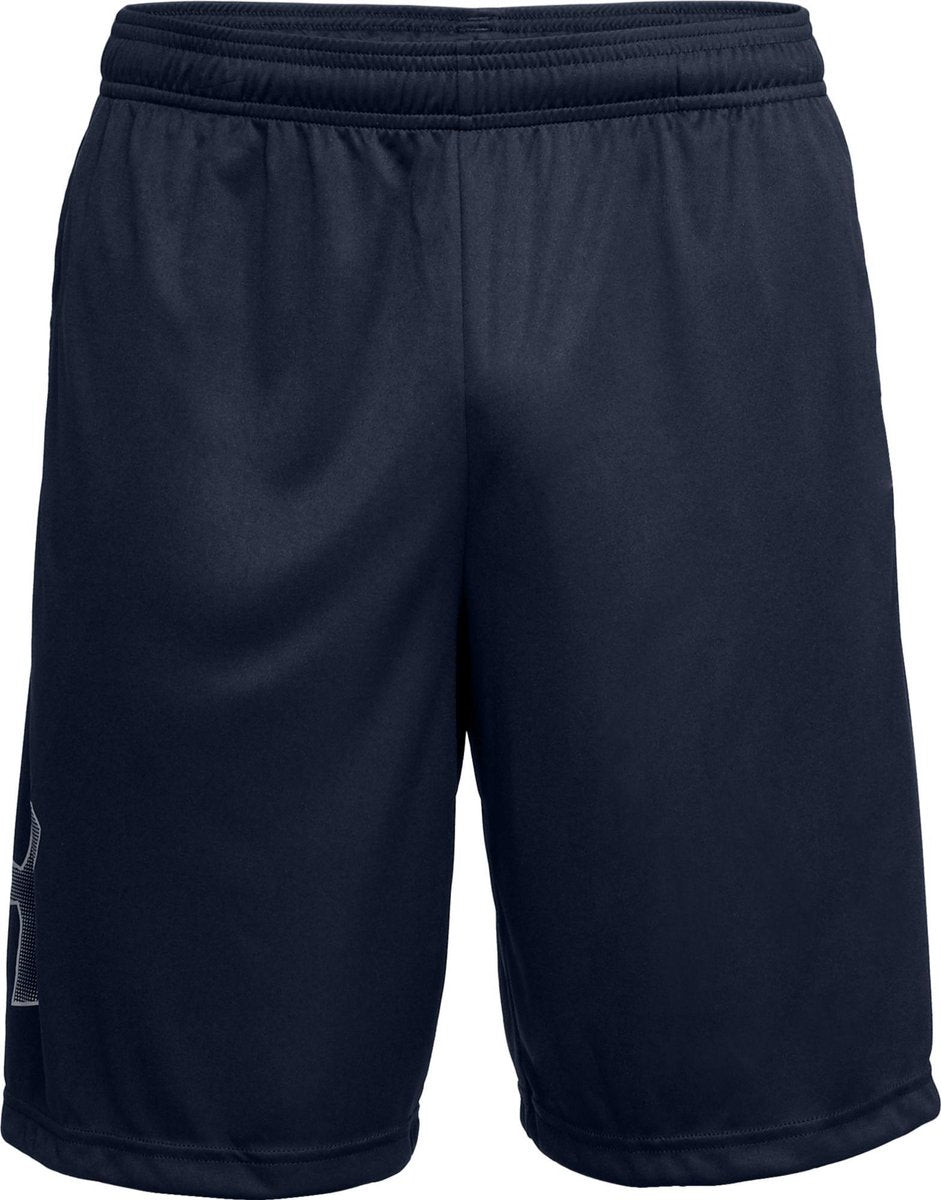 Under armour ua tech graphic short heren sportbroek - blauw - maat xl