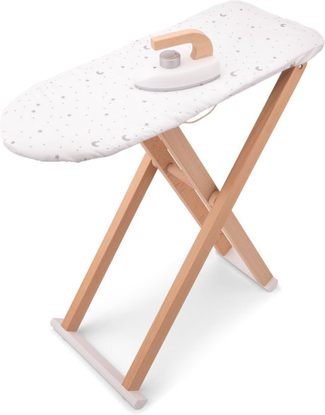 Woet ® houten speelgoed strijkplank met strijkijzer - inklapbare strijkplank voor kinderen - rollenspel huishouden - vanaf 3 jaar