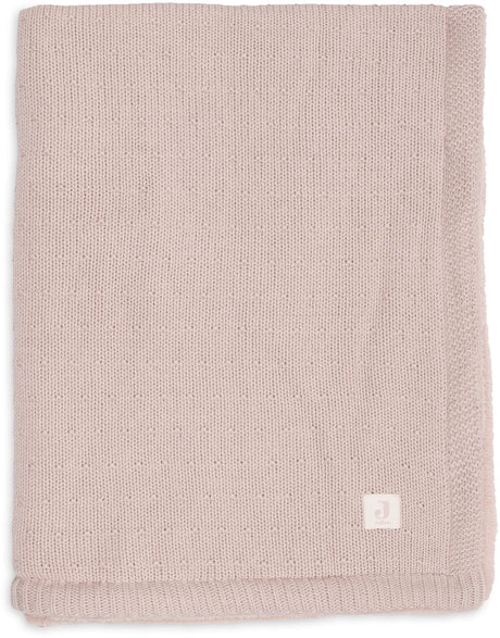 Jollein deken ledikant 100x150cm sprinkle knit silk rose fluffy