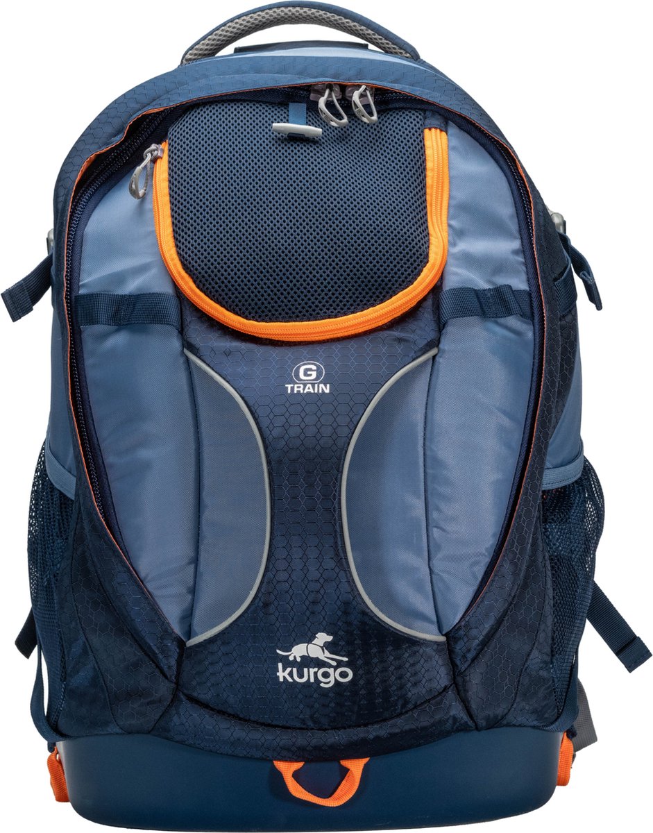 Kurgo G-Train K9 Pack Rucksack für Hunde – Hunderucksack – Marineblau