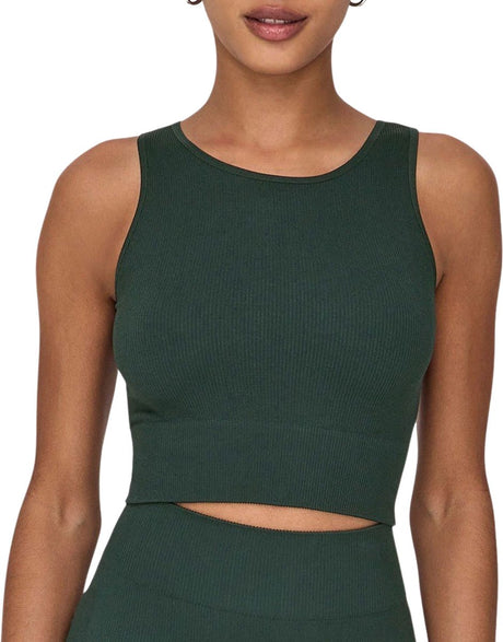 Only play jaia life lounge seamless cropped sporttop dames - maat m l m