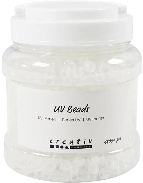 Kreativunternehmen https: www.cchobby.nl uv-beads-l-6-mm-d-8-mm-hole size-4-mm-ca. 1800-piece-various-colors-320-gr-700-ml-1-box