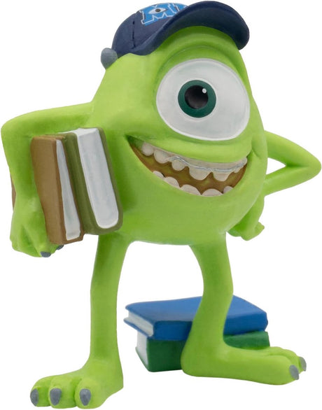 Bullyland 12582 – Disney Monsters Spielzeugfigur, Inc. mit Mike Wazowski – naturgetreues und detailliertes Design – ideal als Tortenfigur, Sammlerstück oder fröhliches Geschenk für Kinder ab 3 Jahren