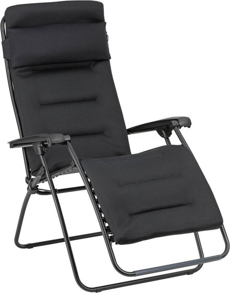 Lafuma RSX Clip Aircomfort – Entspannungssessel – verstellbar – faltbar – Schwerelosigkeit – Acier