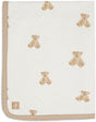 Jollein baby deken ledikant jersey 100x150cm - teddy bear