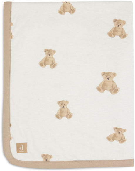 Jollein deken wieg jersey 75x100cm teddy bear