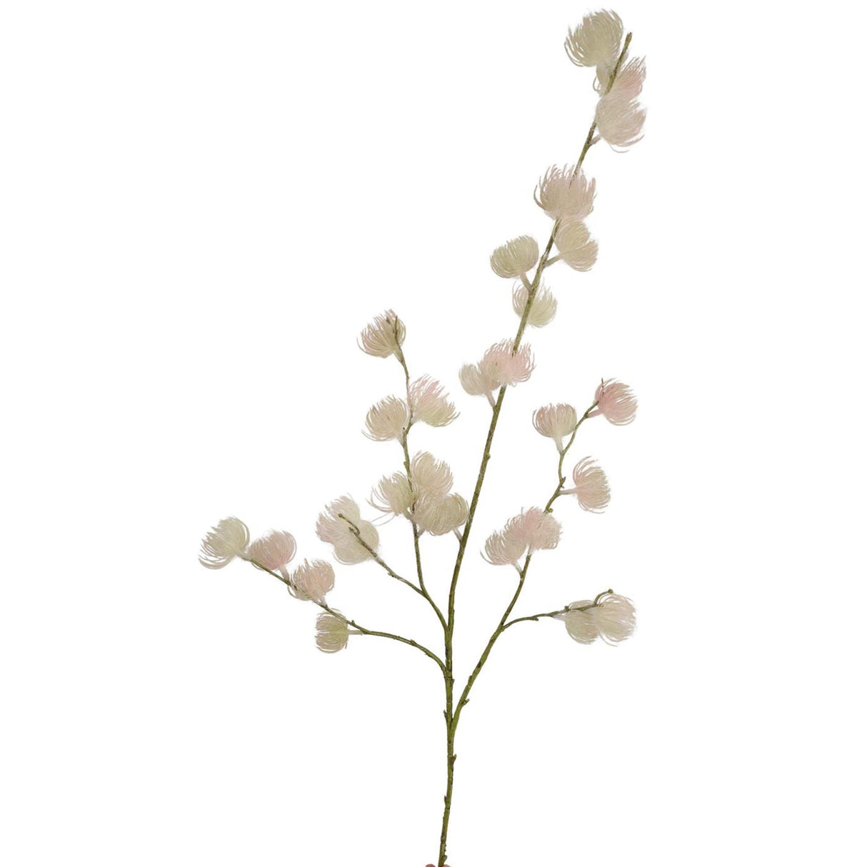 Roberts collection kunsttak pluizenbol wit roze 108cm