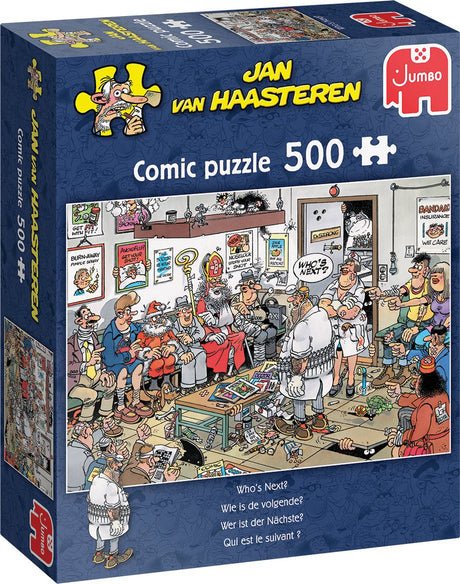 Jan van Haasteren Puzzle, wie man keine Gelegenheitsarbeiten erledigt, 2x1000 Teile.