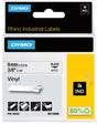 Dymo Etikettenband 18443 9 mm x 5,5 m schwarz, weiß