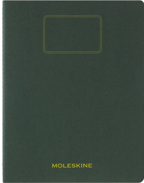 Moleskine-Studentennotizbuch XXL – weiches Kraftpapier – liniert – Myrtengrün