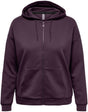 Only play - onplounge hood fz ls swt cur dames sporttrui
