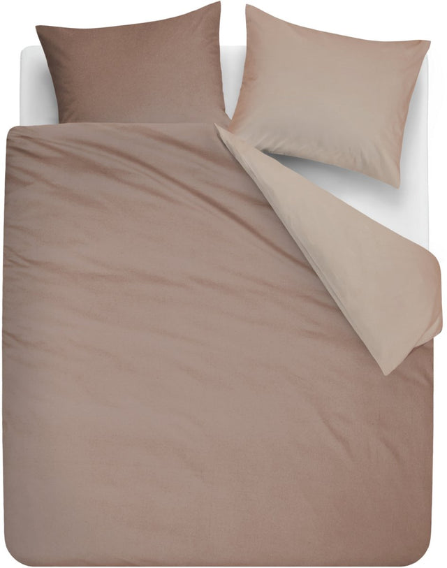Beddinghouse warm dekbedovertrek - tweepersoons - 200 x 200 220 cm - roze