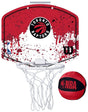 Wilson Team Mini Hoop NBA Raptors Set mit Ball und Mini-Basketballkorb, mehrfarbig