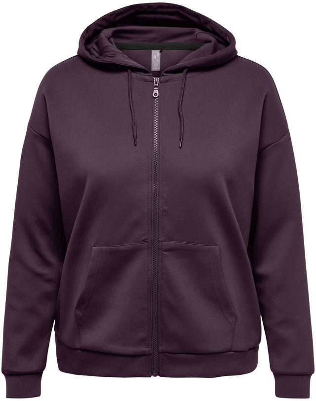 Only play - onplounge hood fz ls swt cur dames sporttrui