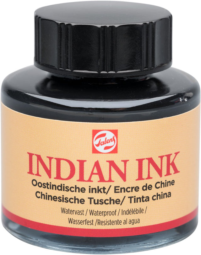 Talens oostindische inkt flacon 30 ml zwart 700