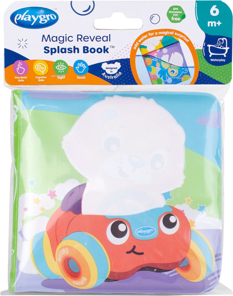 Playgro - magisch water boek - badboekje - waterspeelgoed - baby - baby boek - badboekje baby - speelgoed 1 jaar - waterspeelgoed baby - waterspeelgoed peuters