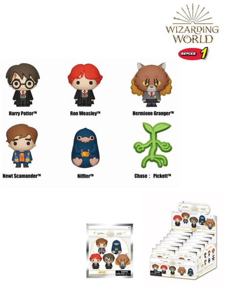 Monogram wizarding world 3d magnets series 1 display (12)