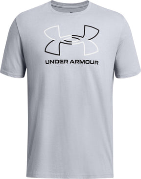Under Armour UA GL Foundation Update SS-Gry Herren-Sportshirt – Mod Grey Medium Heather – Weiß – Schwarz