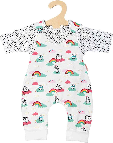 Heless Puppen Strampler Pinguin mit T-Shirt, 28-35 cm