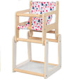 Goki Puppenhochstuhl mit Tisch, 2in1. 3+