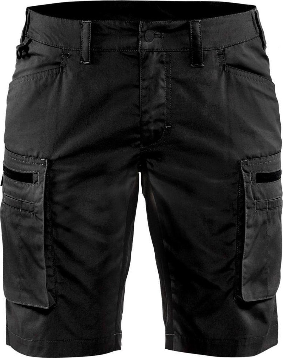 Blåkläder Blaklader Damen-Service-Shorts mit Stretch 7149-1845 – Schwarz – c46
