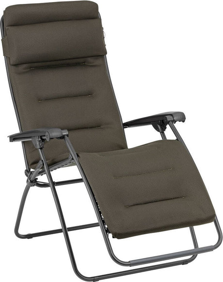 Lafuma RSX Clip Aircomfort – Entspannungssessel – verstellbar – faltbar – Schwerelosigkeit – Taupe