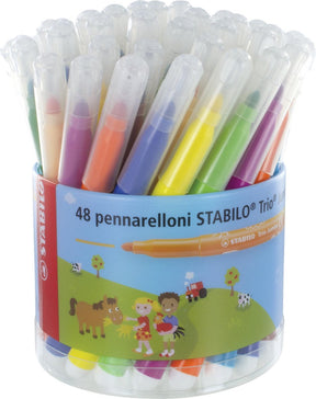 Stabilo Trio Jumbo Schulpackung Filzstifte - 48-tlg.