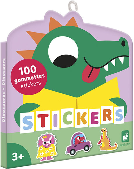 Janod - stickerboek - dinosaurus - 100 stickers