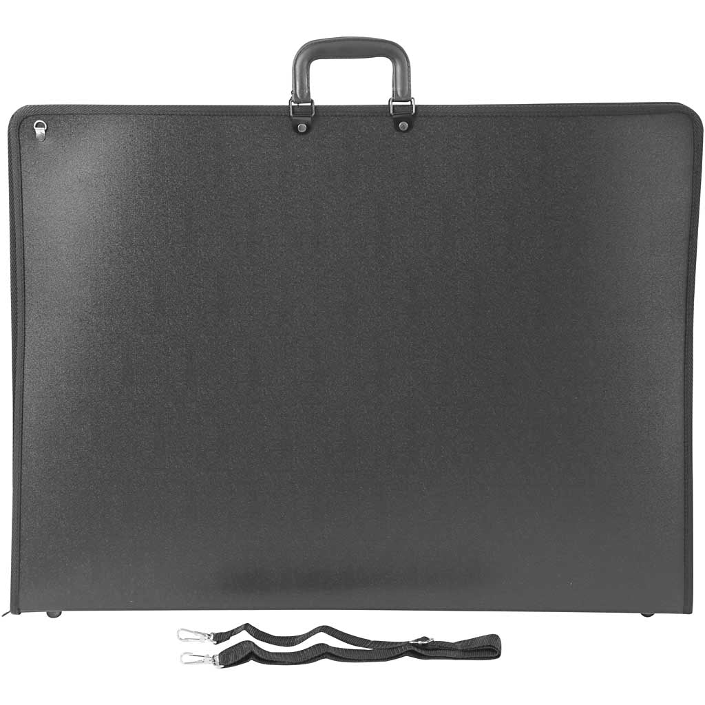 Creativ Firmenmappe, A2, Blatt 420x600 mm, Größe 74x55 cm, schwarz, 1 Stück