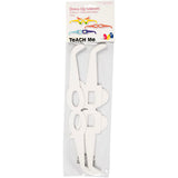 Creativ Firmengläser, H: 4,5-10 cm, L: 32 cm, 230 g, weiß, 16 Stück 1 Box