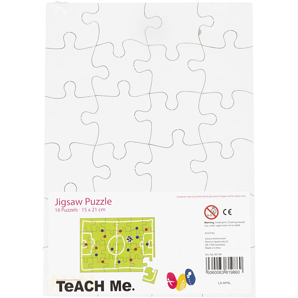 Kreativunternehmen https: www.cchobby.nl puzzle-size-15x21-cm-white-24-parts-16-piece-1-box